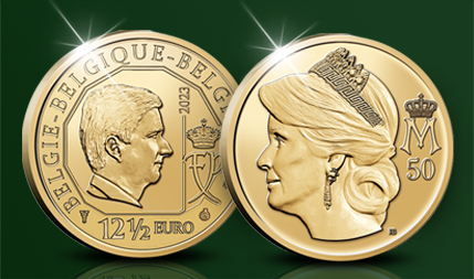 Koningin Mathilde 50 jaar in puur goud